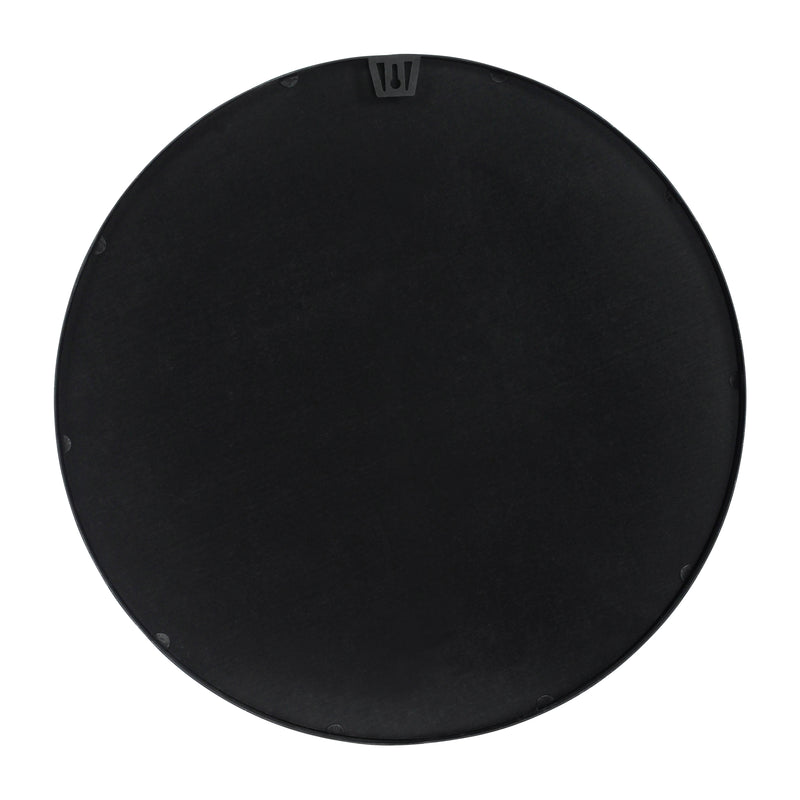 Monaco Round Deep Frame Accent Mirror Round Metal Framed Wall Mount Mirror