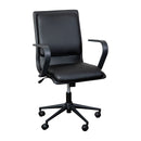 Artemis Mid-Back Home Office Chair with Armrests, Height Adjustable Swivel Seat