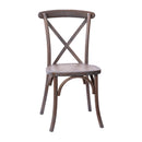 Bardstown X-Back Bistro Style Wooden High Back Dining Chair
