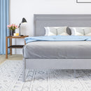 Somerset Solid Wood Platform Bed with Wooden Slats and Headboard, No Box Spring Needed