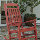 Hillford Poly Resin Indoor/Outdoor Rocking Chair
