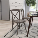 Bardstown X-Back Bistro Style Wooden High Back Dining Chair