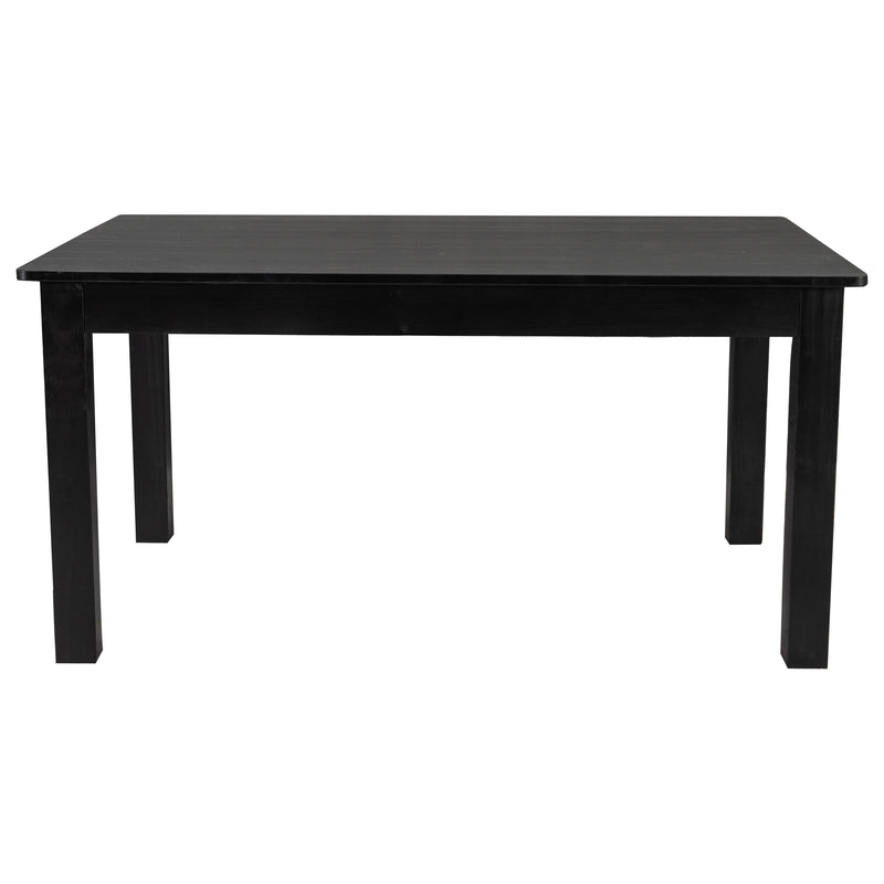 Jessamine 60" x 38" Rectangular Solid Pine Farm Dining Table