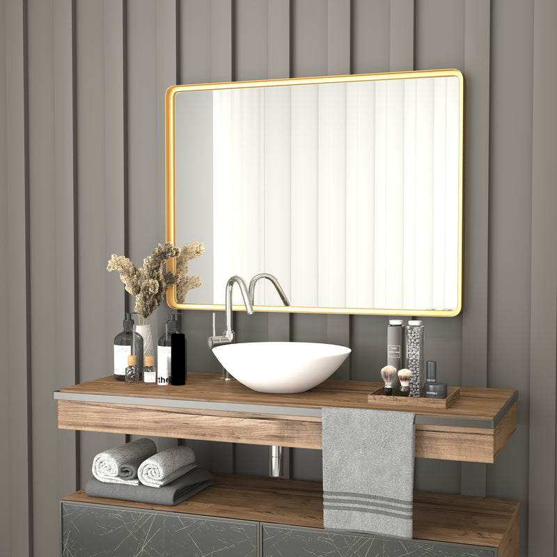 Jinny Metal Deep Set Wall Mirror