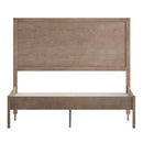 Ketner Solid Wood Platform Bed with Wooden Slats and Headboard, No Box Spring Needed