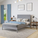 Somerset Solid Wood Platform Bed with Wooden Slats and Headboard, No Box Spring Needed