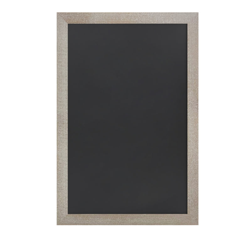 Magda 24" x 36" Weathered Wall Mount Magnetic Chalkboard Sign, Hanging Wall Chalkboard Memo Board