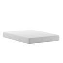 Blanche 8" CertiPUR-US Certified Memory Foam Mattress Infused with Charcoal & Green Tea Cooling Gel