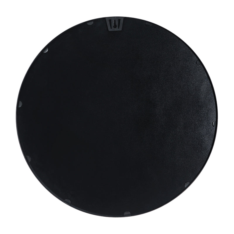 Monaco Round Deep Frame Accent Mirror Round Metal Framed Wall Mount Mirror