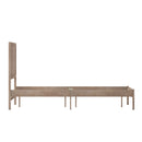 Ketner Solid Wood Platform Bed with Wooden Slats and Headboard, No Box Spring Needed