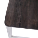 Imelda Set of Two Solid Wood Modern Farmhouse Counter Height Dining Stool