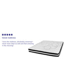 Luna 10 Inch Hybrid Mattress CertiPUR-US Certified Foam & Pocket Spring Mattress in a Box