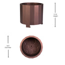 Aries 19.5" Portable Finished Steel Smokeless Wood Burning Outdoor Firepit with Waterproof Cover