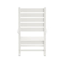 Fielder Set of 2 Contemporary Rocking Chairs, All-Weather HDPE Indoor/Outdoor Rockers