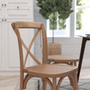 Bardstown X-Back Bistro Style Wooden High Back Dining Chair