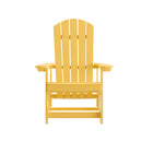 Atlantic All-Weather Polyresin Adirondack Rocking Chair with Vertical Slats