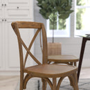 Bardstown X-Back Bistro Style Wooden High Back Dining Chair