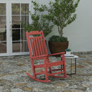 Hillford Poly Resin Indoor/Outdoor Rocking Chair