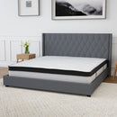 Hulen 12 Inch Hybrid Pocket Spring & CertiPUR-US Certified Memory Foam Mattress