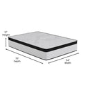Hulen 12 Inch Extra Firm Hybrid Pocket Spring & CertiPUR-US Certified Foam Mattress in a Box