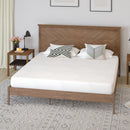 Blanche 8" CertiPUR-US Certified Memory Foam Mattress Infused with Charcoal & Green Tea Cooling Gel