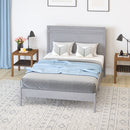 Somerset Solid Wood Platform Bed with Wooden Slats and Headboard, No Box Spring Needed