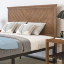 Marta Herringbone Wooden Adjustable Headboard