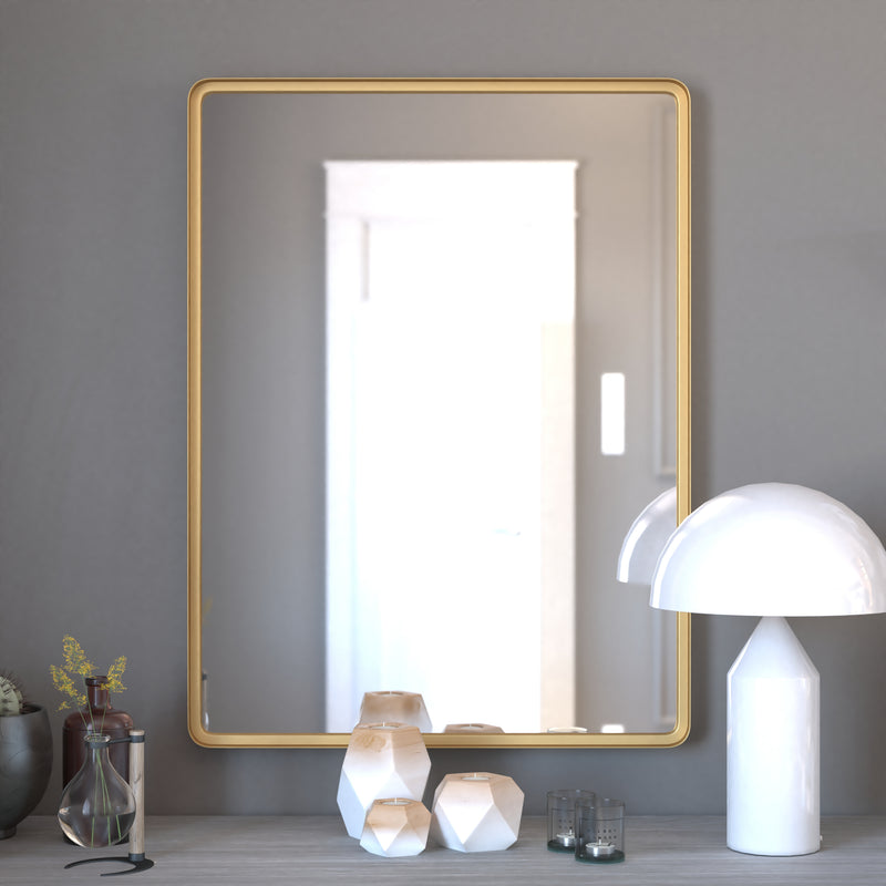 Jinny Metal Deep Set Wall Mirror
