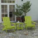 Riviera Poly Resin Indoor/Outdoor All-Weather Adirondack Side Table