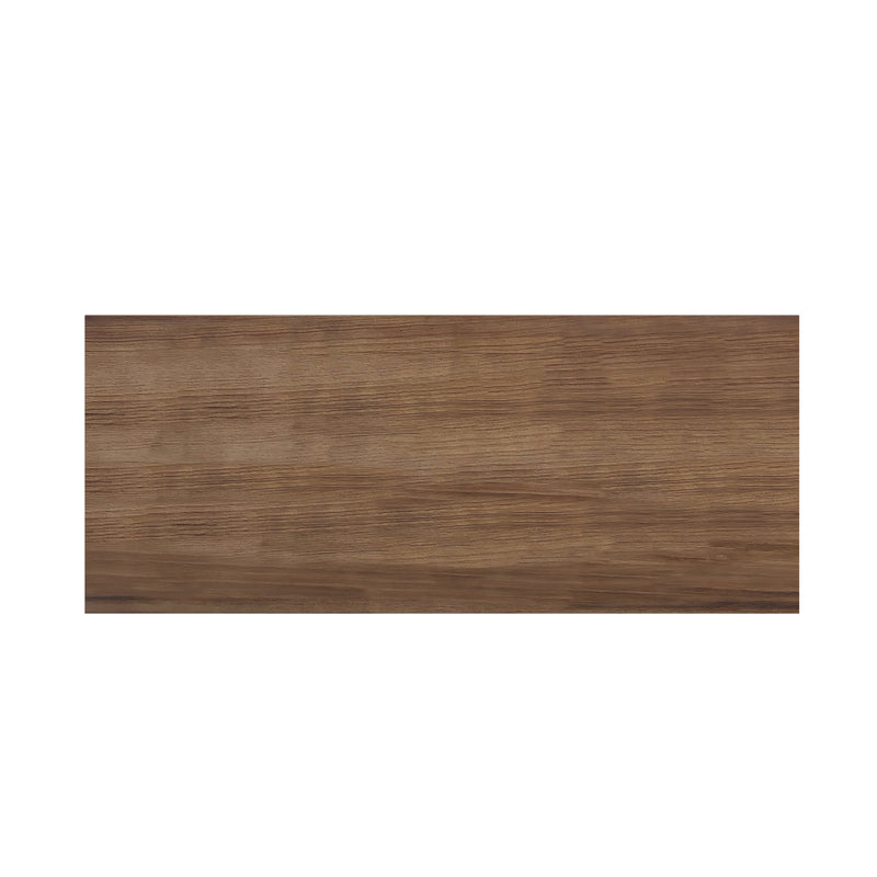 Enid Weathered Pine Wood 24 Inch Wall Mount Storage Rack with 5 Hooks and Upper Display Shelf