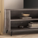 Erikson Mid-Century Modern TV Stand for TV's up to 60" with Adjustable Shelf and Two Drawers