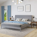 Somerset Solid Wood Platform Bed with Wooden Slats and Headboard, No Box Spring Needed