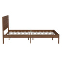 Somerset Solid Wood Platform Bed with Wooden Slats and Headboard, No Box Spring Needed