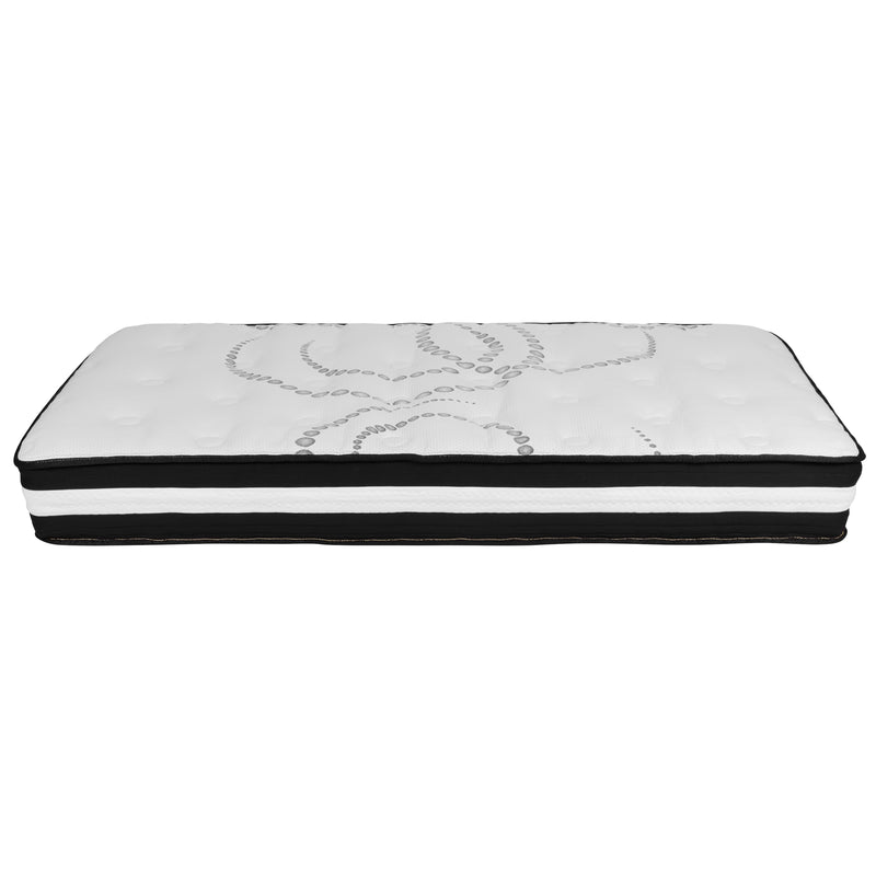 Luna 10 Inch Hybrid Mattress CertiPUR-US Certified Foam & Pocket Spring Mattress in a Box