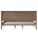 Ketner Solid Wood Platform Bed with Wooden Slats and Headboard, No Box Spring Needed