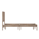 Ketner Solid Wood Platform Bed with Wooden Slats and Headboard, No Box Spring Needed