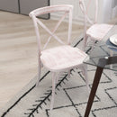 Bardstown X-Back Bistro Style Wooden High Back Dining Chair