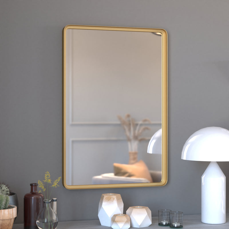 Jinny Metal Deep Set Wall Mirror