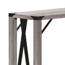 Green River Modern Farmhouse Engineered Wood Entryway Table and Powder Coated Steel Accents