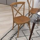 Bardstown X-Back Bistro Style Wooden High Back Dining Chair