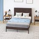 Ketner Solid Wood Platform Bed with Wooden Slats and Headboard, No Box Spring Needed