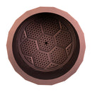 Aries 19.5" Portable Finished Steel Smokeless Wood Burning Outdoor Firepit with Waterproof Cover