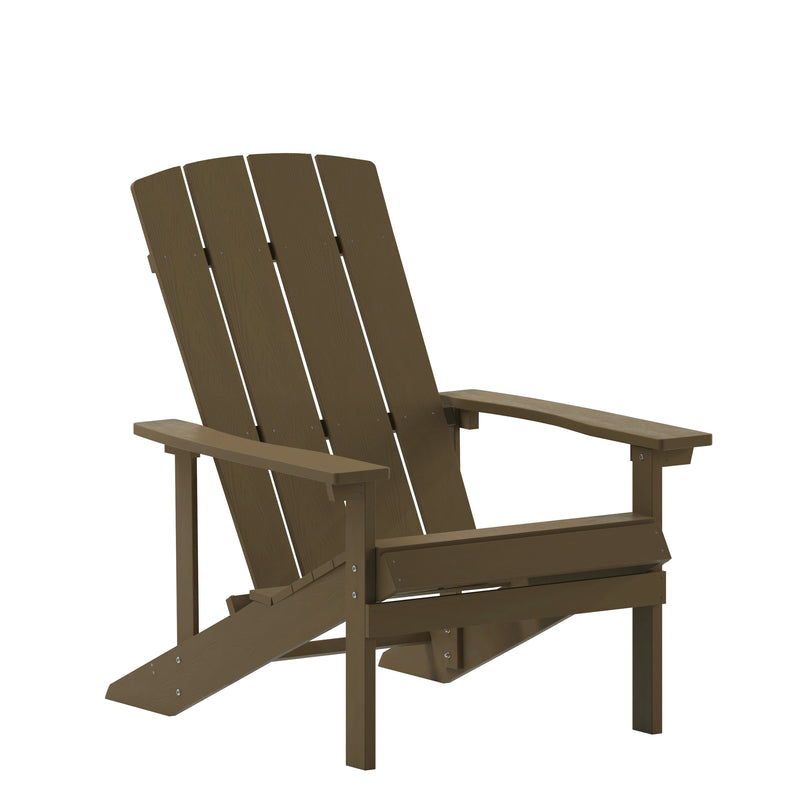 Riviera Adirondack Patio Chairs With Vertical Lattice Back And Weather Resistant Frame