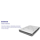 Luna 10 Inch Hybrid Mattress CertiPUR-US Certified Foam & Pocket Spring Mattress in a Box