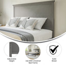 Marta Herringbone Wooden Adjustable Headboard