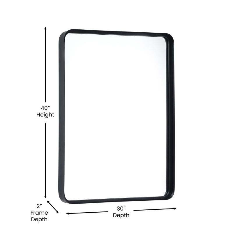 Jinny Metal Deep Set Wall Mirror