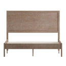 Ketner Solid Wood Platform Bed with Wooden Slats and Headboard, No Box Spring Needed