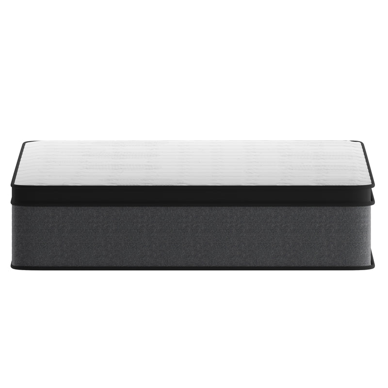 Lofton 13" Euro Top Full Size Mattress in a Box with Hybrid Pocket Spring and Foam Design for Supportive Pressure Relief
