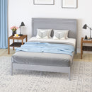 Somerset Solid Wood Platform Bed with Wooden Slats and Headboard, No Box Spring Needed