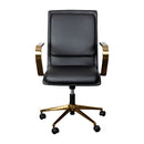 Artemis Mid-Back Home Office Chair with Armrests, Height Adjustable Swivel Seat
